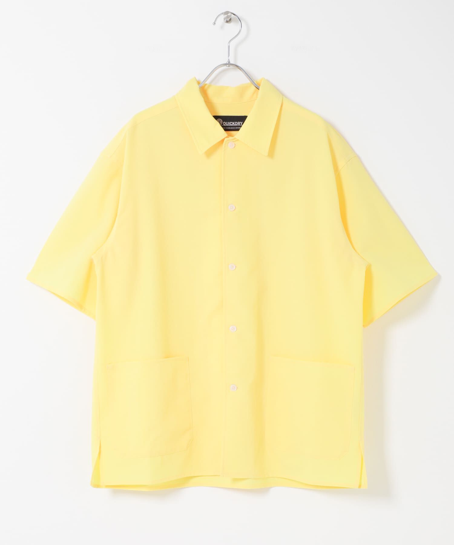 URBAN RESEARCH DOORS「クイックドライショートスリーブシャツカバーオール」|その他|イエロー
