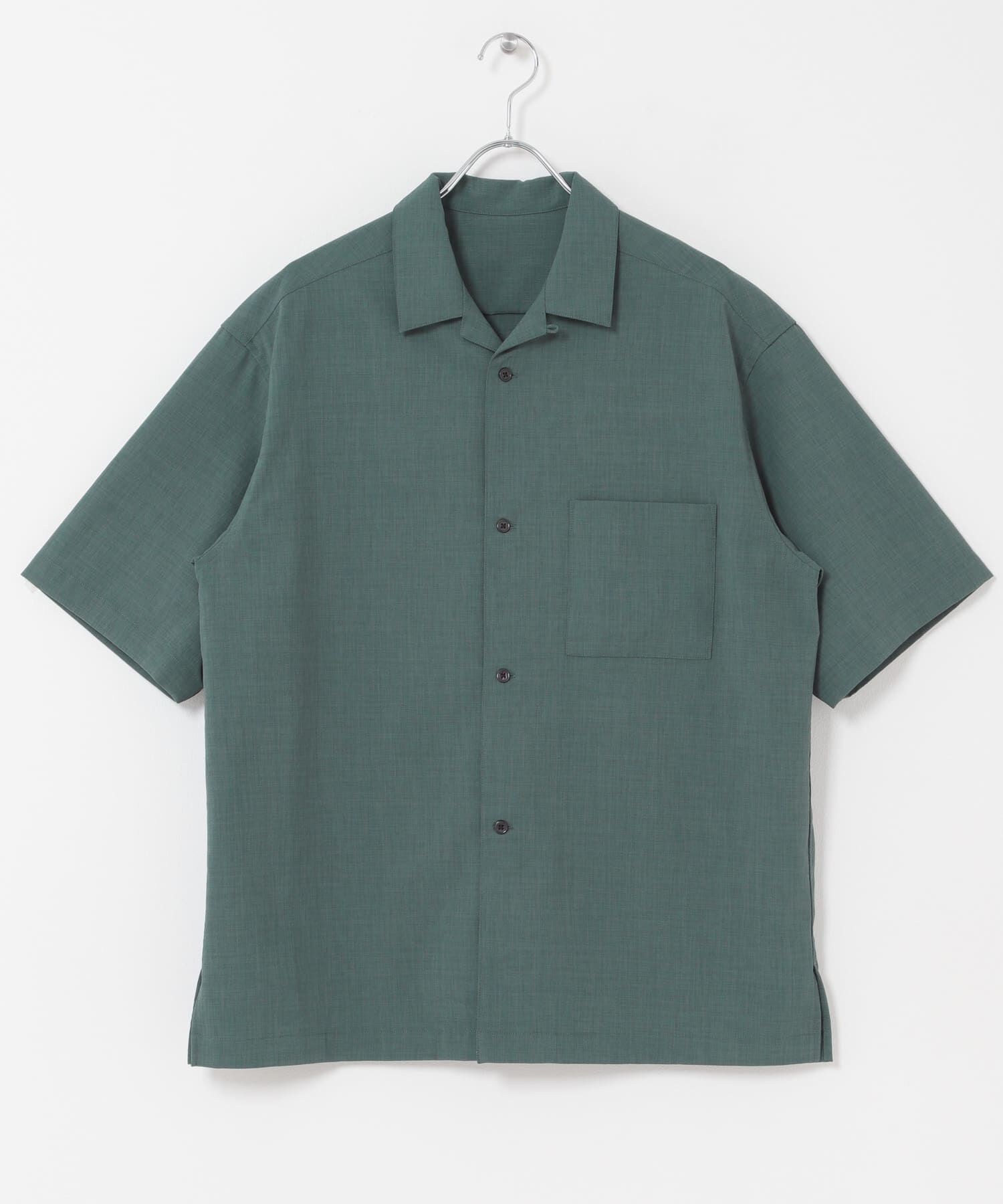 URBAN RESEARCH DOORS「クイックドライ オープンカラーショートスリーブシャツ」|シャツ・ブラウス|