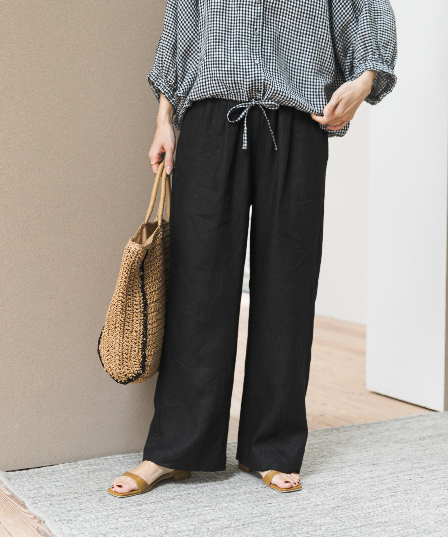 URBAN RESEARCH DOORS「リネンイージーパンツ」|その他|