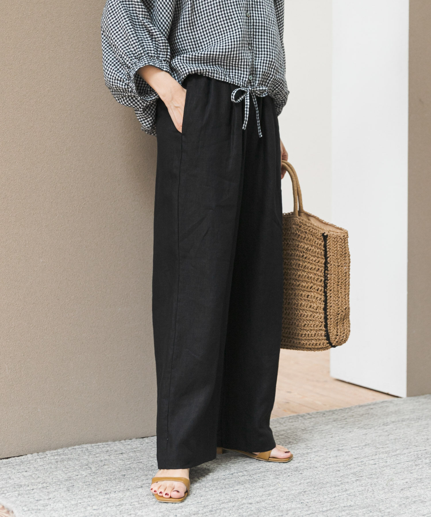 URBAN RESEARCH DOORS「リネンイージーパンツ」|その他|