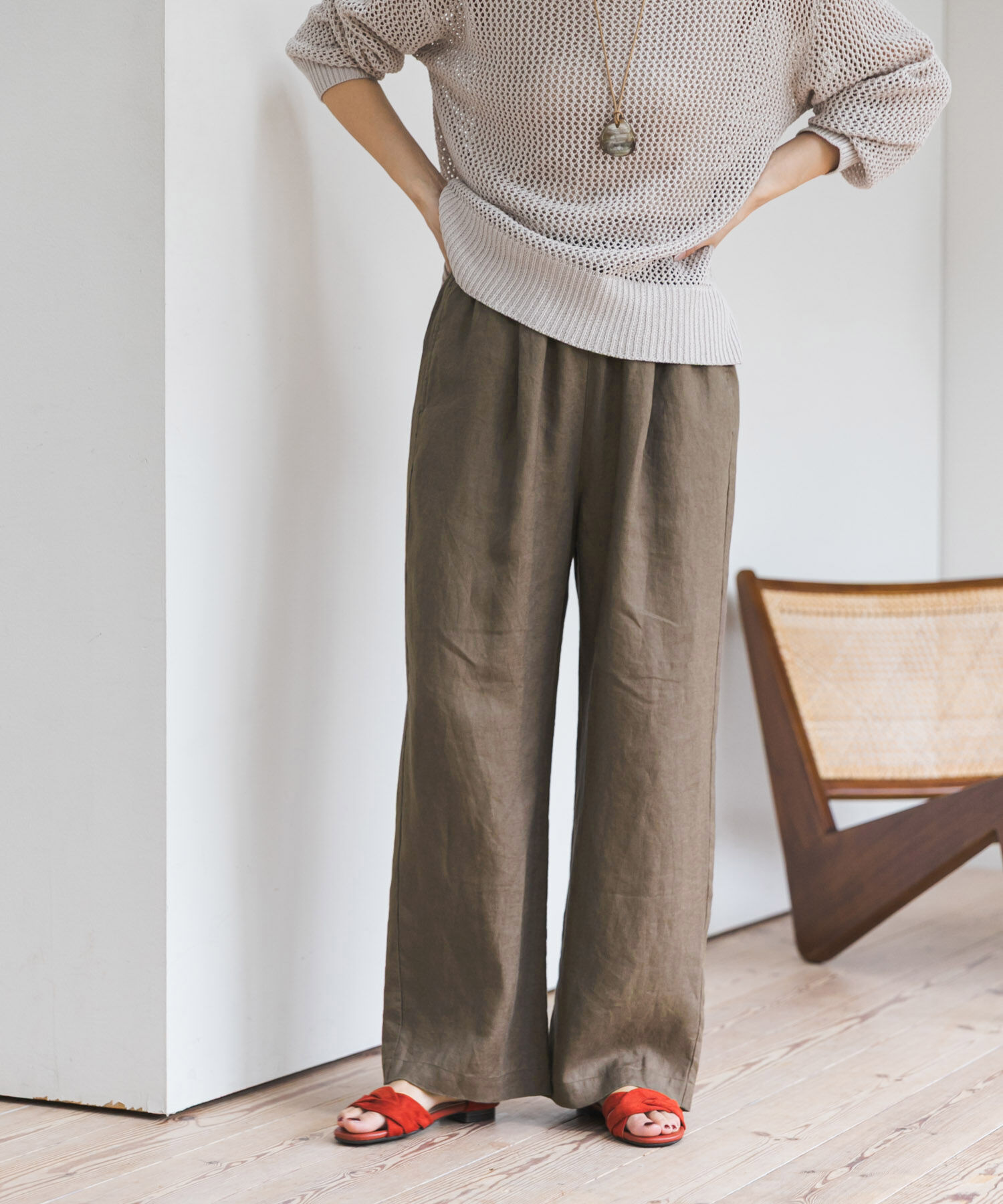 URBAN RESEARCH DOORS「リネンイージーパンツ」|その他|