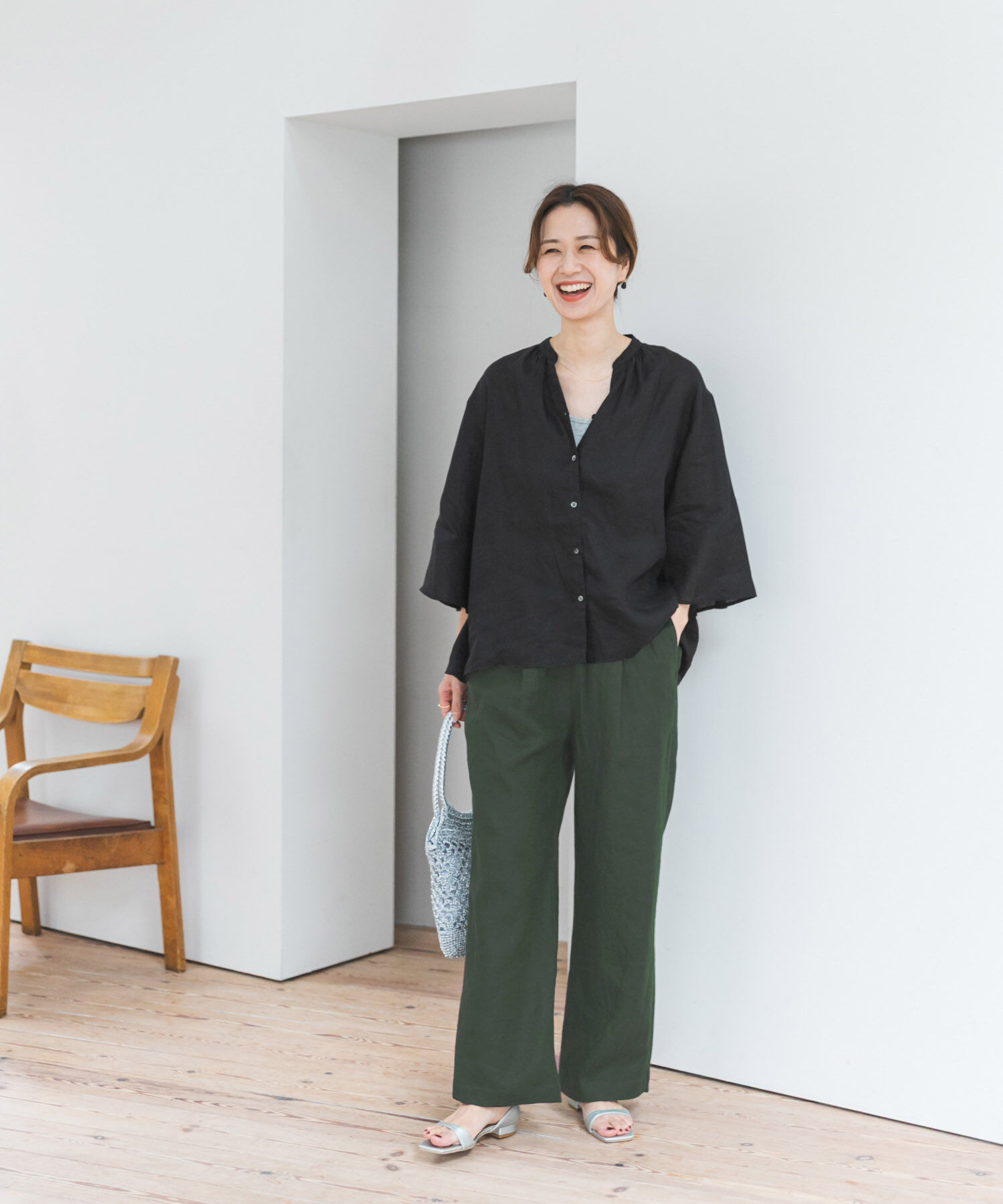 URBAN RESEARCH DOORS「リネンイージーパンツ」|その他|