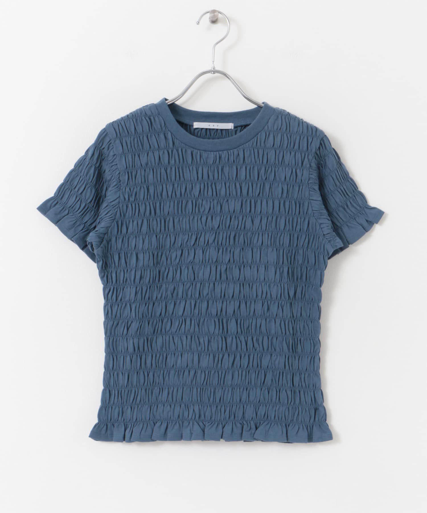  「シャーリングプチフリルTEE」|Tシャツ・カットソー|