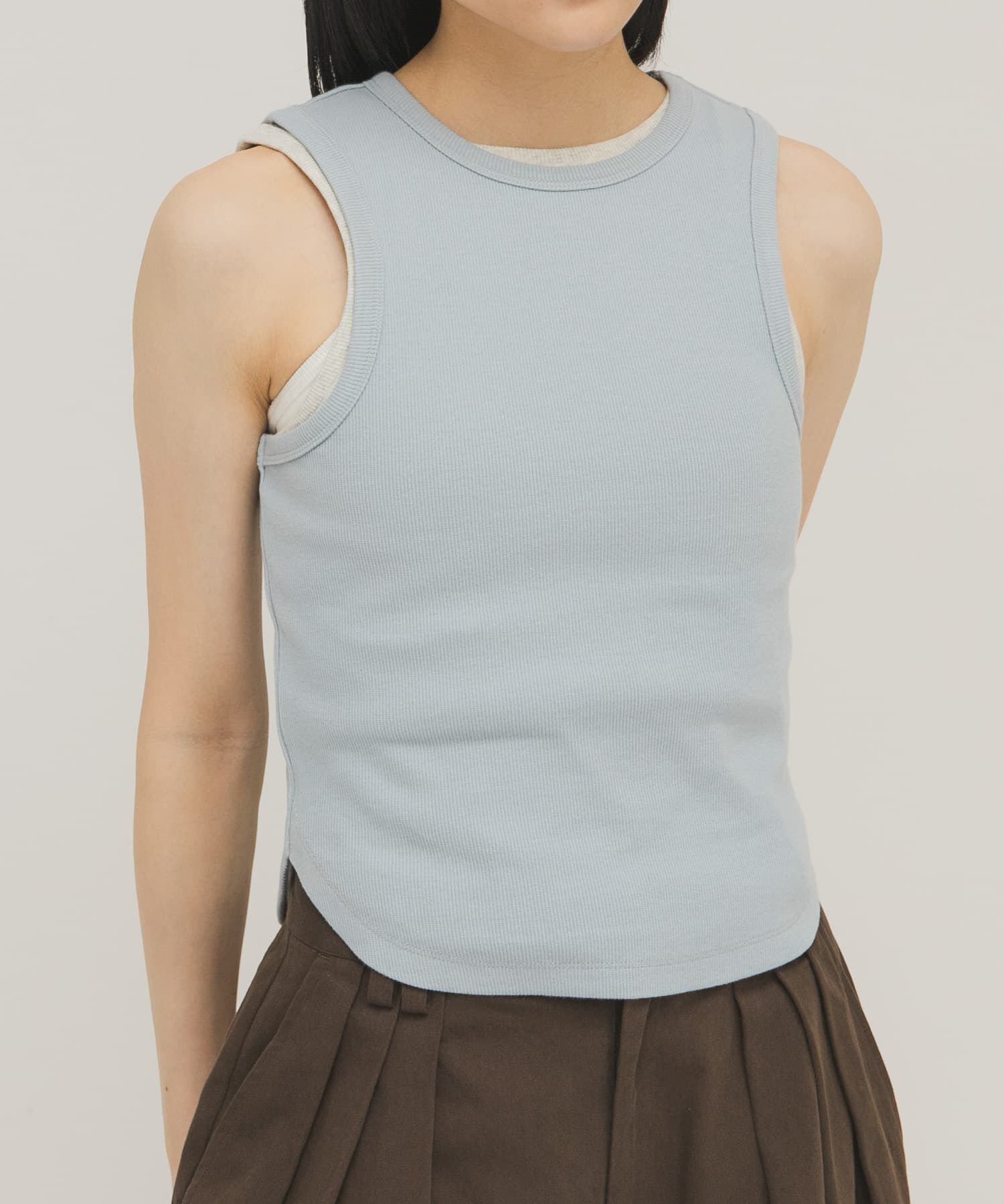  「クロップドタンクトップ」|タンクトップ|