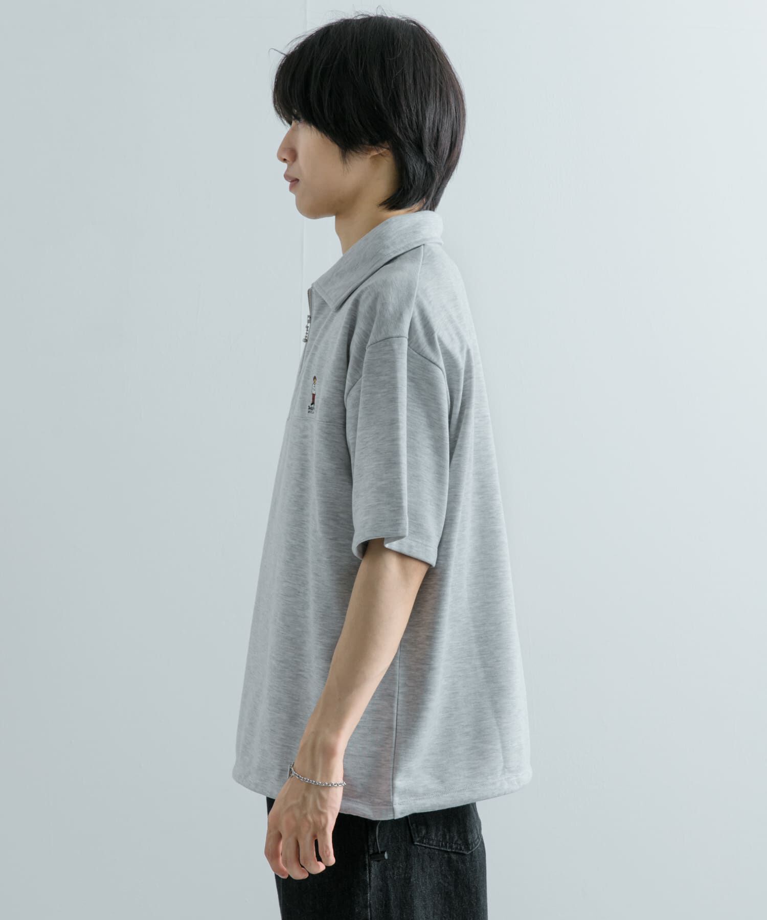 SENSE OF PLACE by URBAN RESEARCH「『別注』TeddyBear&times;SENSE OF PLACE　テディベアハーフZIPスウェット」|スウェット・ジャージ|