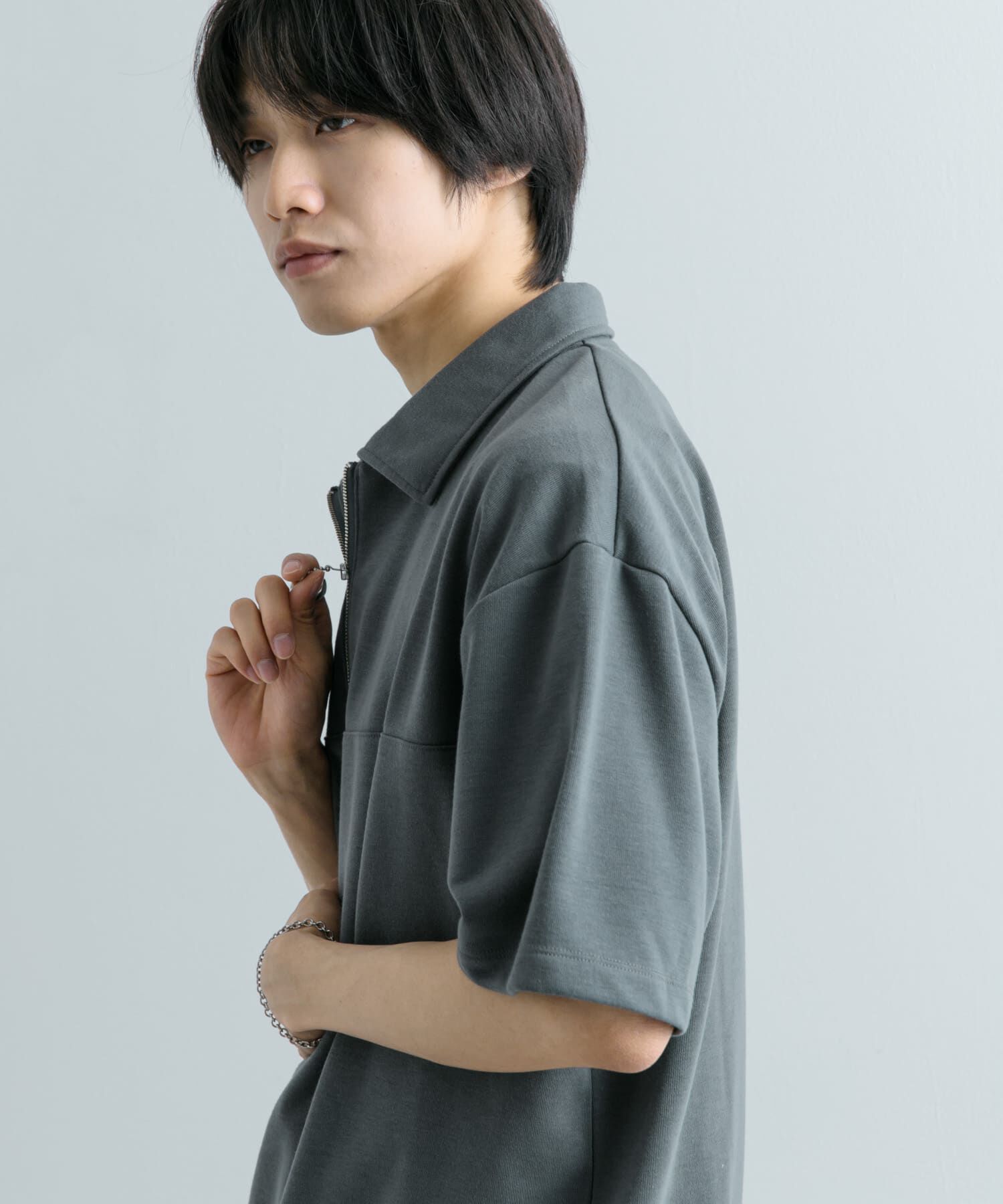 SENSE OF PLACE by URBAN RESEARCH「『別注』TeddyBear&times;SENSE OF PLACE　テディベアハーフZIPスウェット」|スウェット・ジャージ|