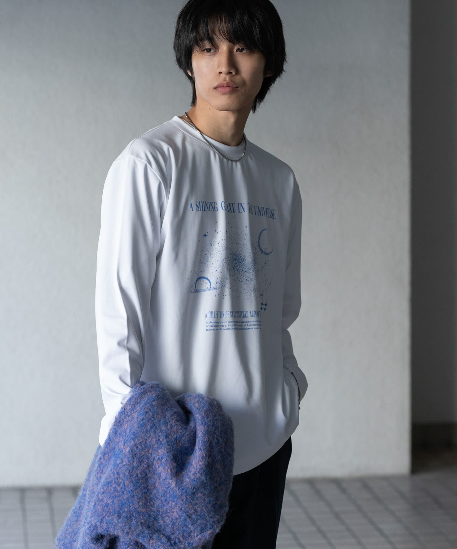SENSE OF PLACE by URBAN RESEARCH「Galaxy Graphic Long-Sleeve T-shirts」|Tシャツ・カットソー|
