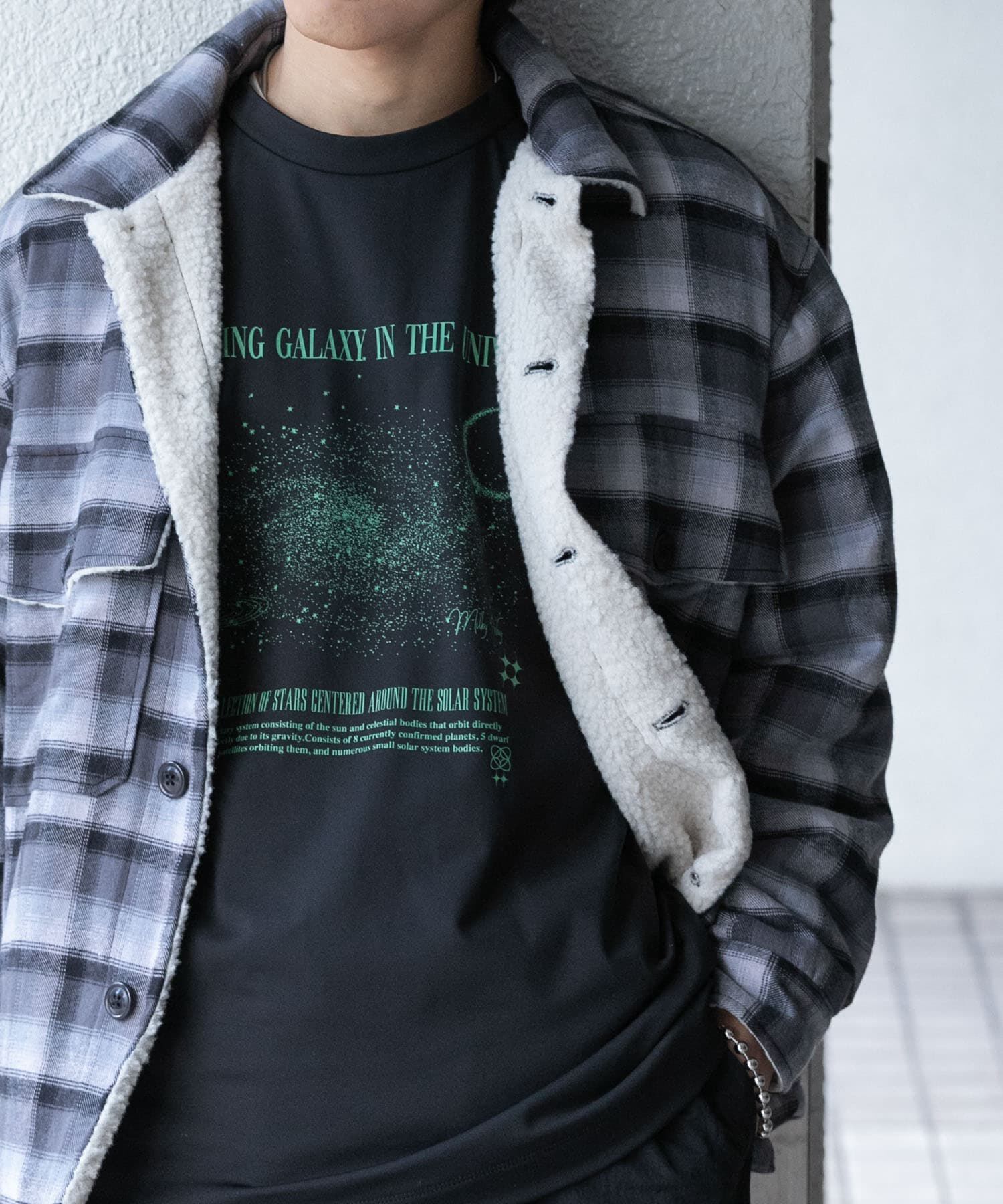 SENSE OF PLACE by URBAN RESEARCH「Galaxy Graphic Long-Sleeve T-shirts」|Tシャツ・カットソー|