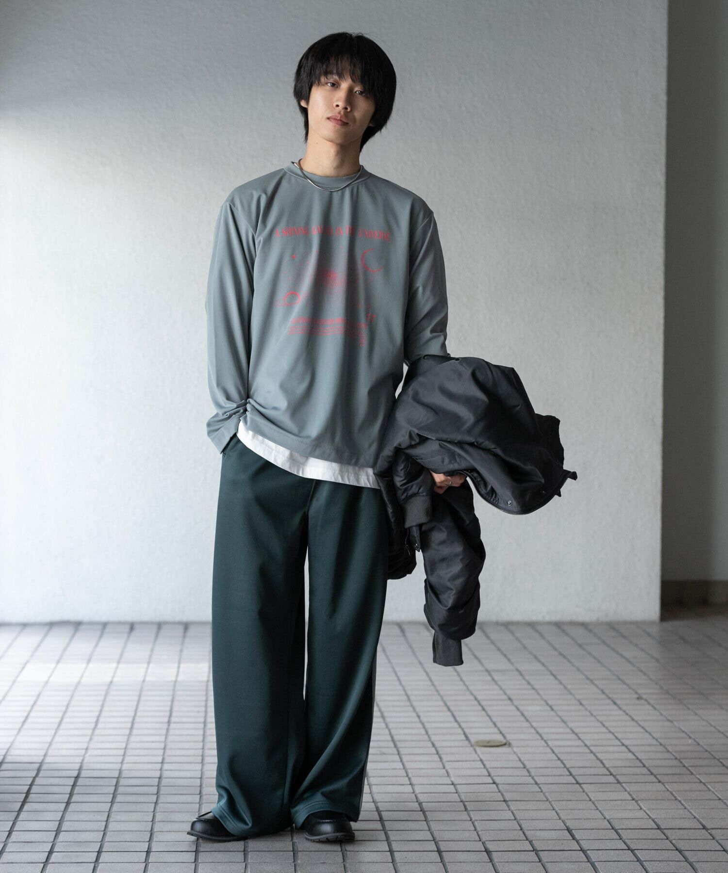 SENSE OF PLACE by URBAN RESEARCH「Galaxy Graphic Long-Sleeve T-shirts」|Tシャツ・カットソー|