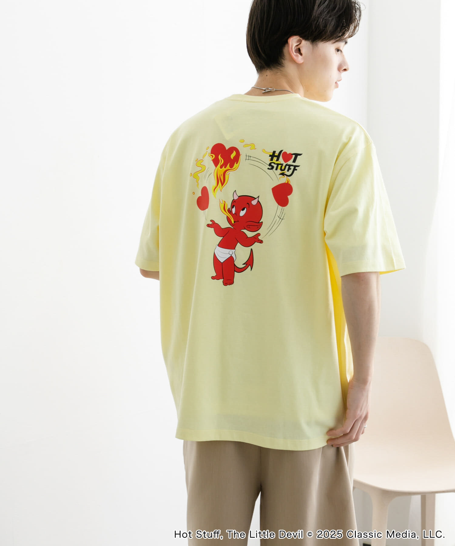 SENSE OF PLACE by URBAN RESEARCH「『別注』HOT STUFF&times;SENSE OF PLACE　 プリントTシャツ A」|Tシャツ・カットソー|