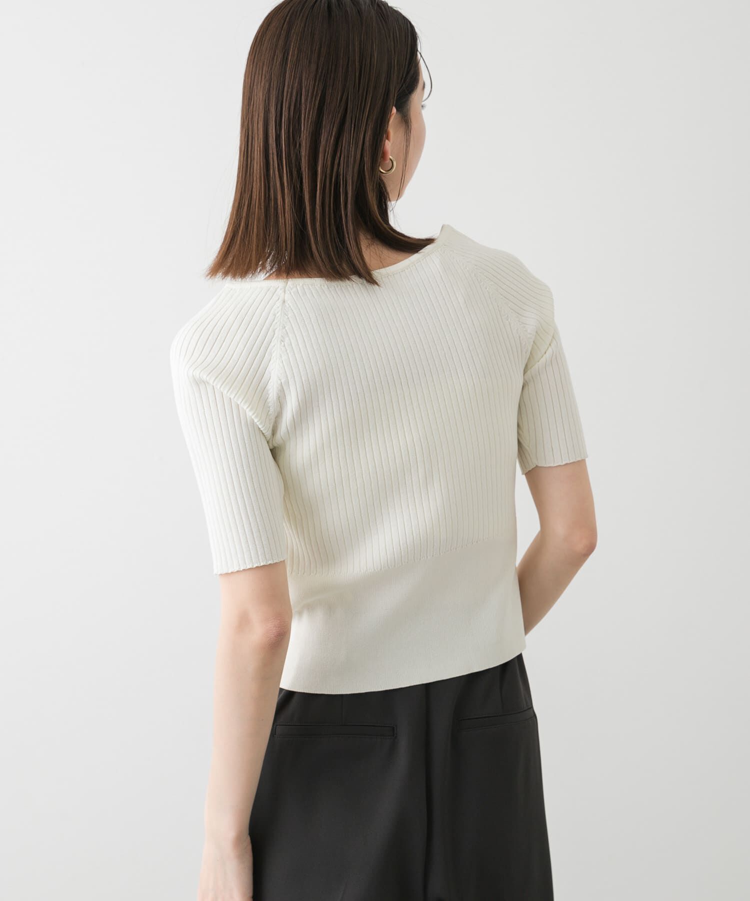 SENSE OF PLACE by URBAN RESEARCH「2WAYボートネックZIPセーター」|ニット・セーター|