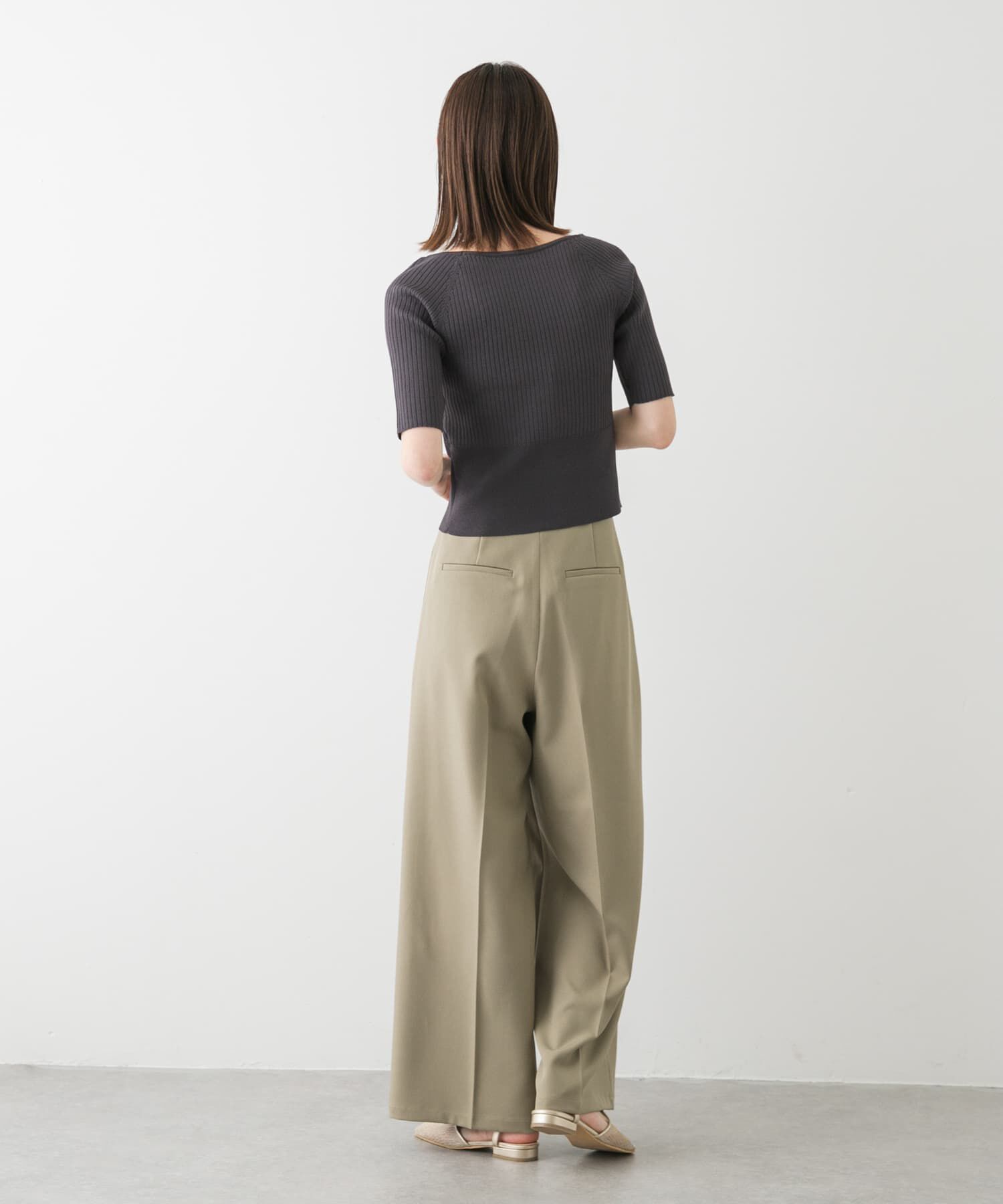 SENSE OF PLACE by URBAN RESEARCH「2WAYボートネックZIPセーター」|ニット・セーター|