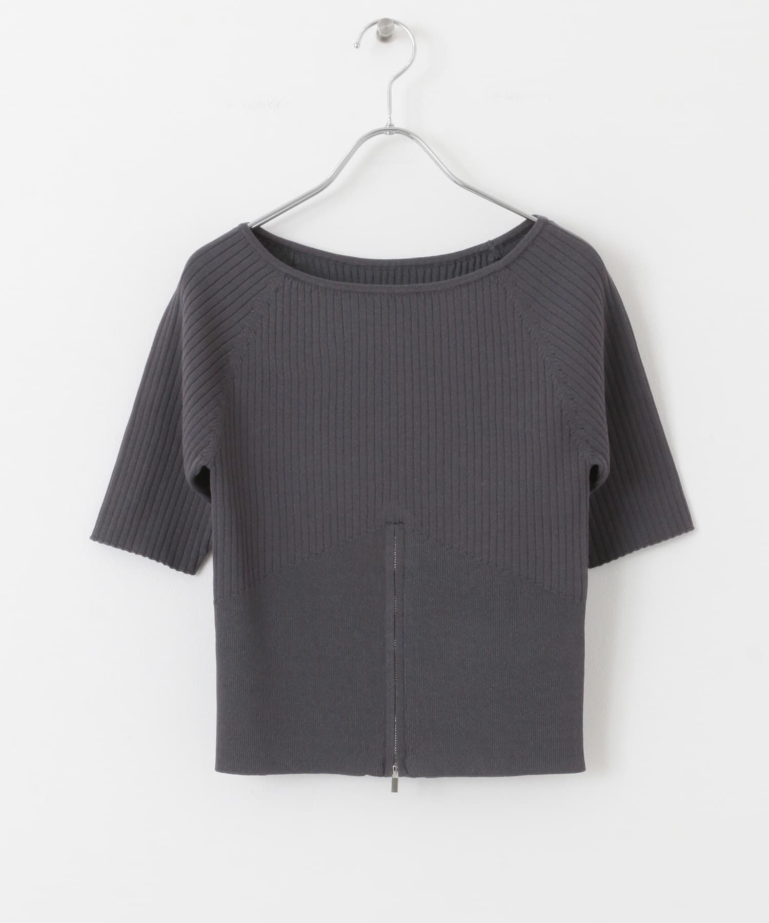 SENSE OF PLACE by URBAN RESEARCH「2WAYボートネックZIPセーター」|ニット・セーター|