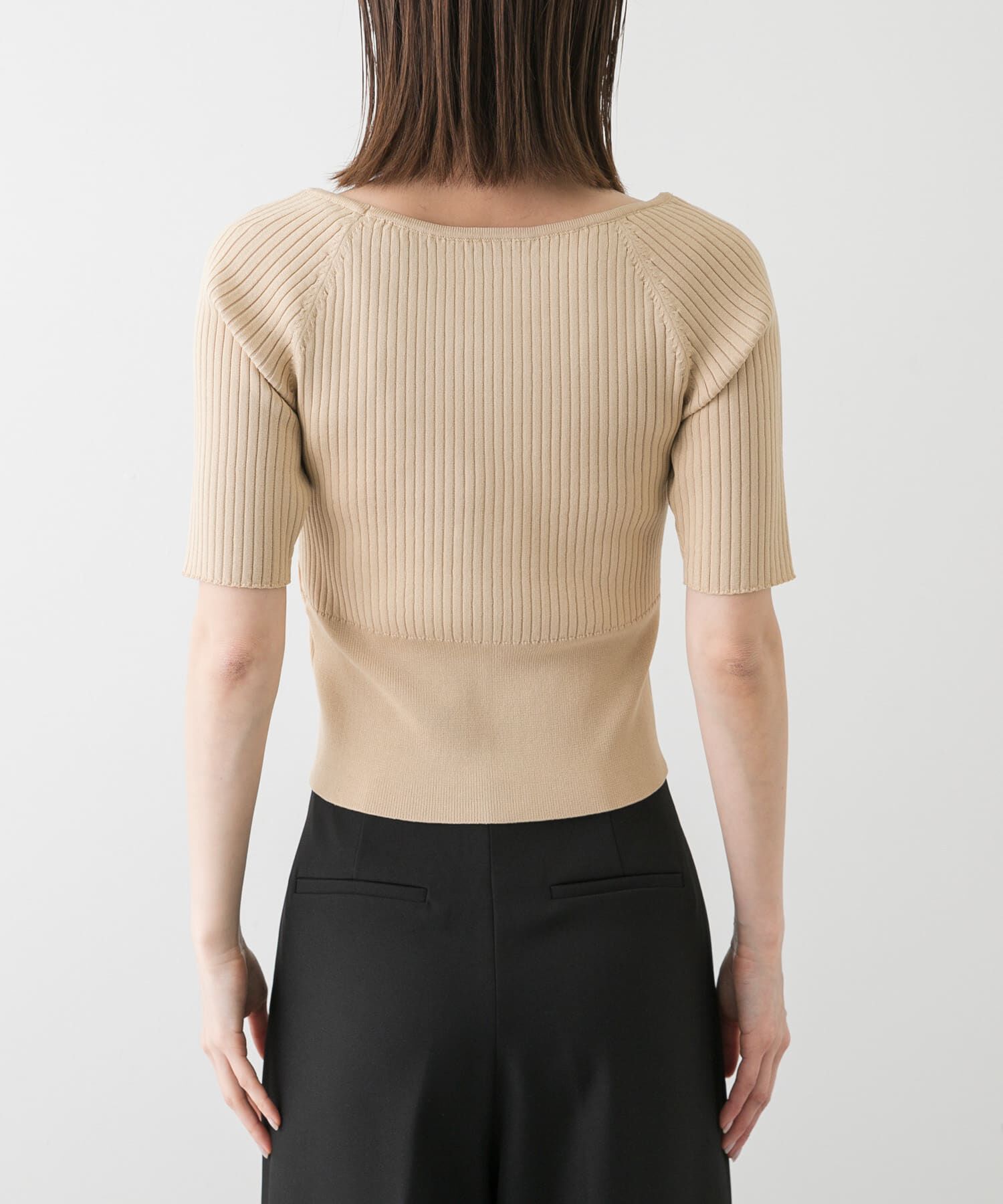 SENSE OF PLACE by URBAN RESEARCH「2WAYボートネックZIPセーター」|ニット・セーター|