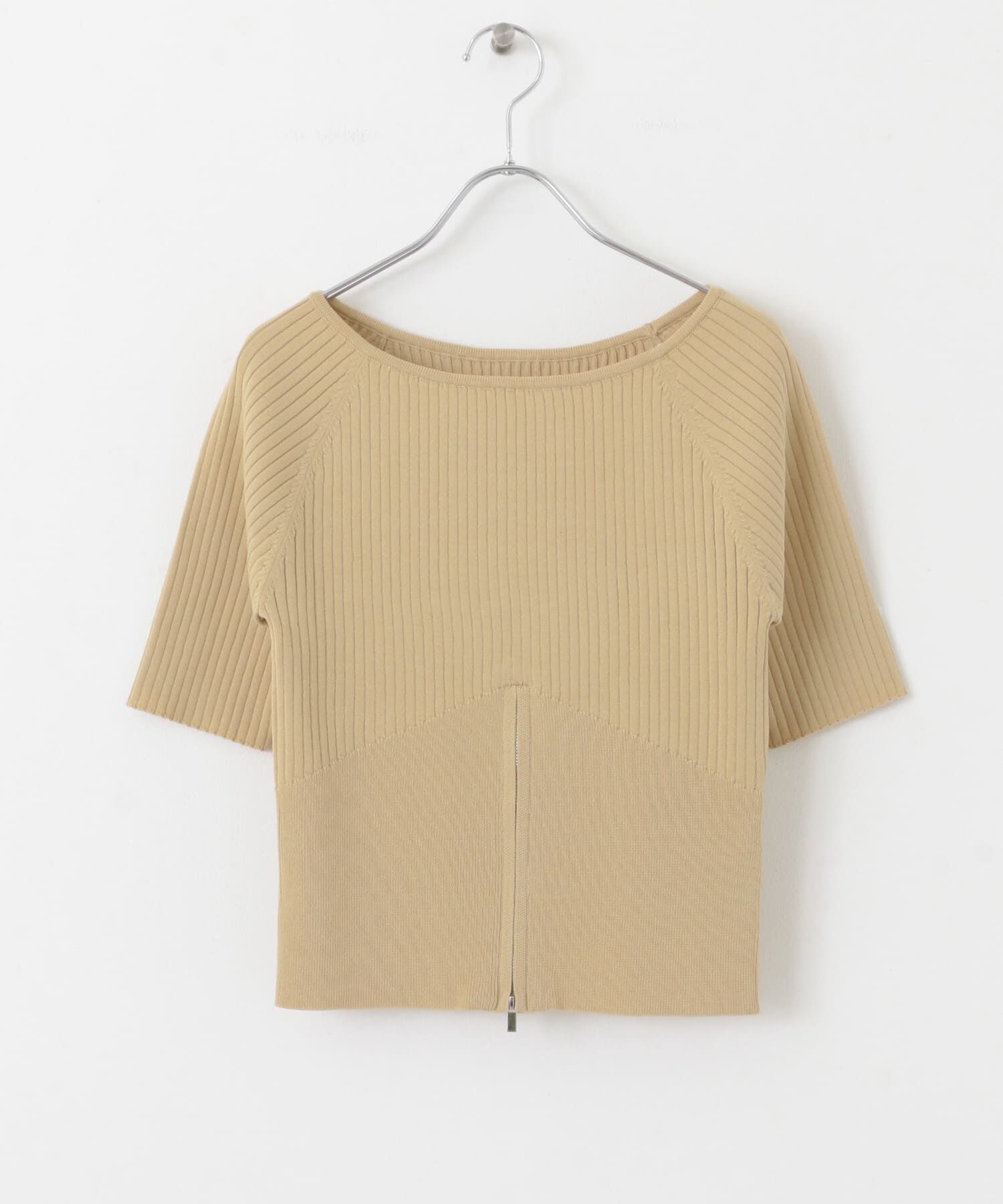 SENSE OF PLACE by URBAN RESEARCH「2WAYボートネックZIPセーター」|ニット・セーター|