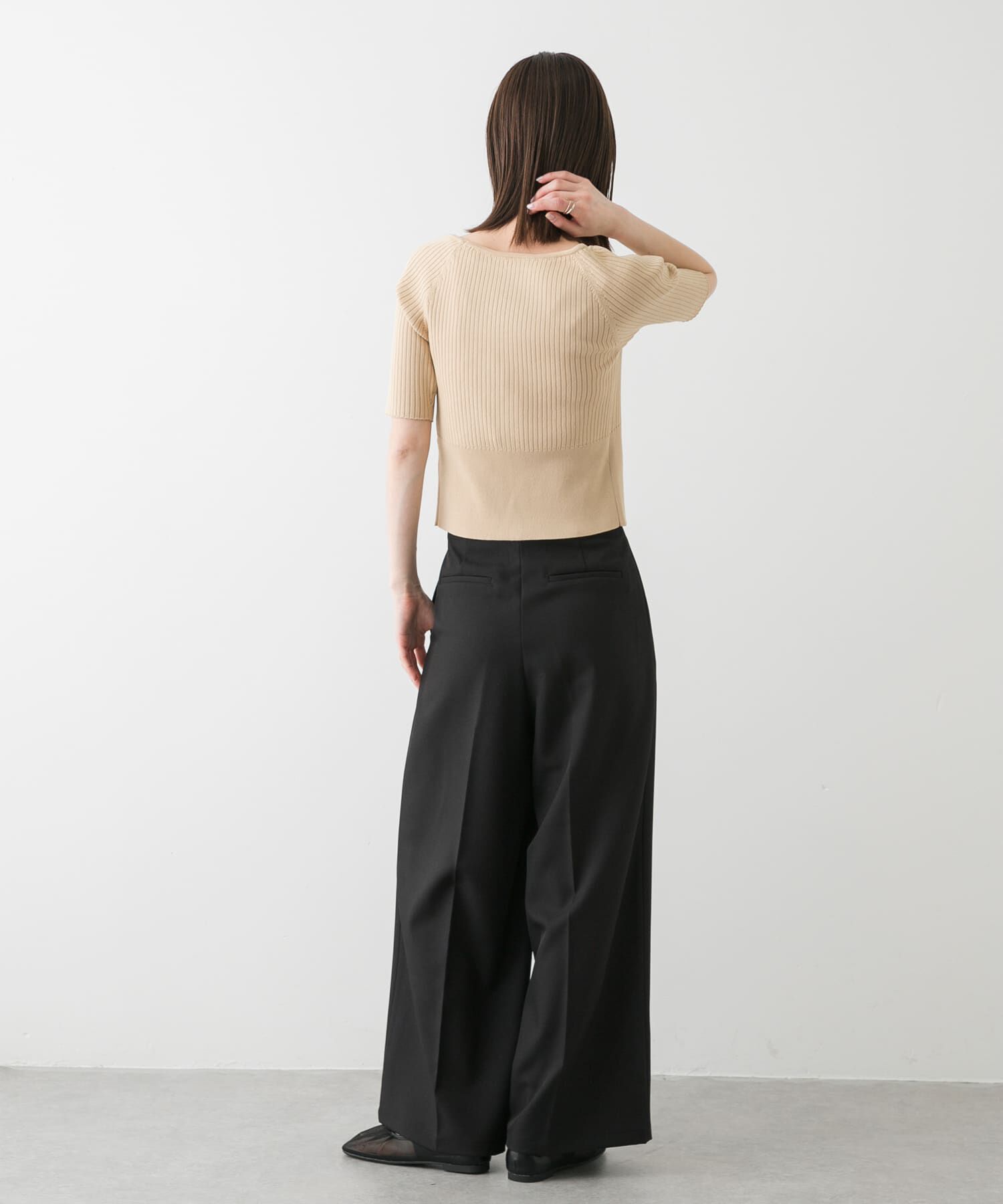 SENSE OF PLACE by URBAN RESEARCH「2WAYボートネックZIPセーター」|ニット・セーター|