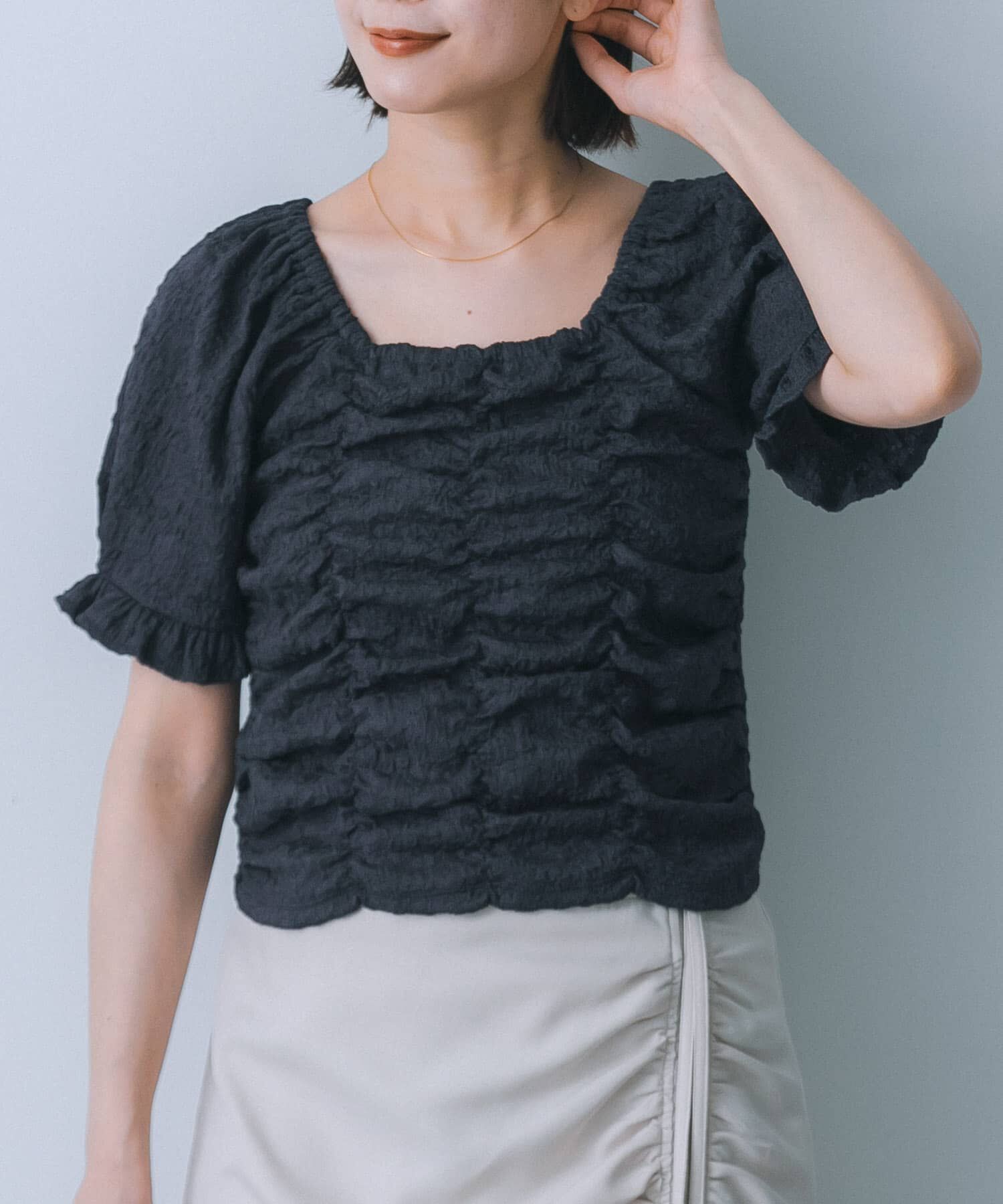 SENSE OF PLACE by URBAN RESEARCH「シャーリングスクエアトップ」|Tシャツ・カットソー|