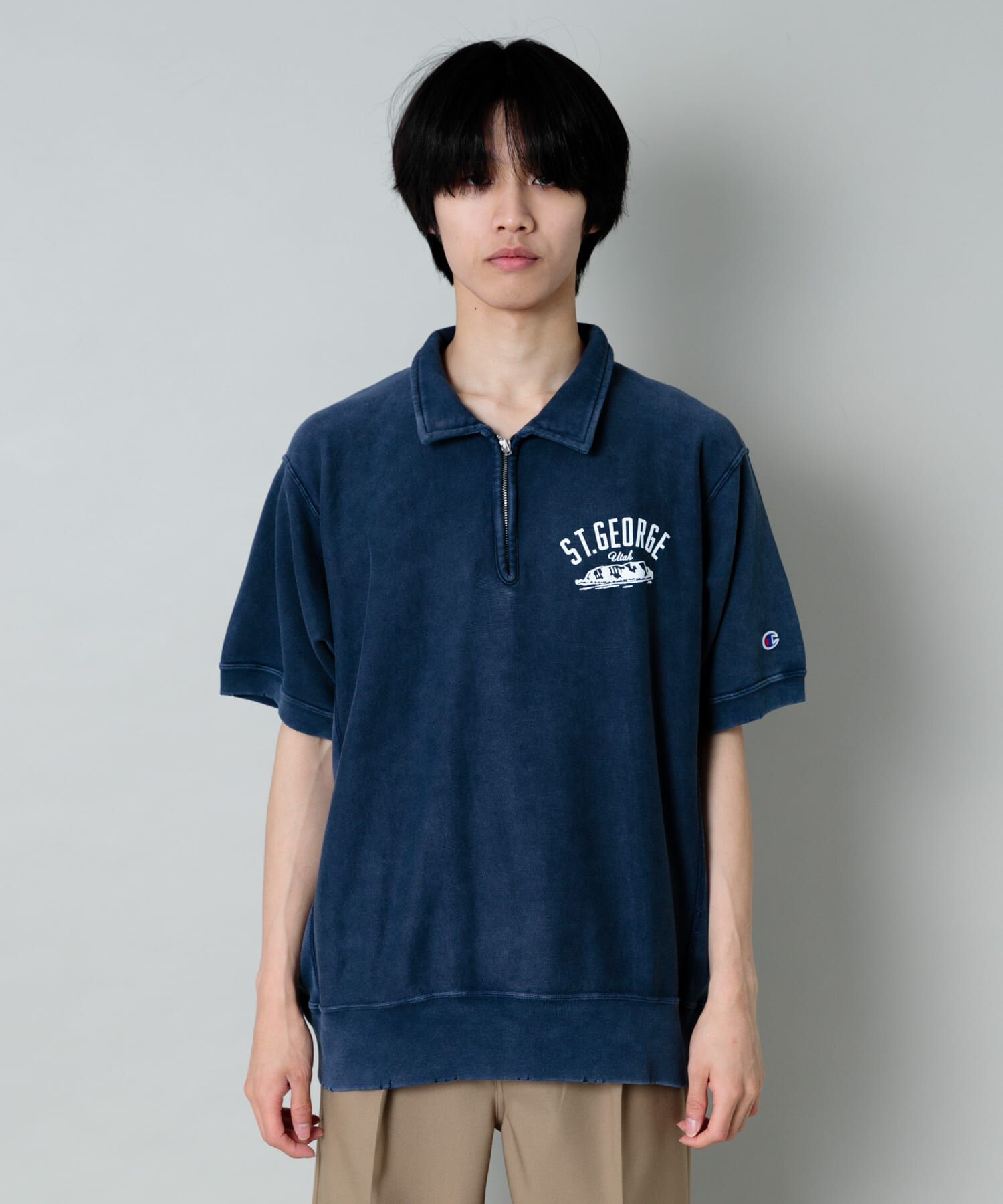 SENSE OF PLACE by URBAN RESEARCH「Champion　REVERSEWEAVE T-SHIRTS B」|Tシャツ・カットソー|