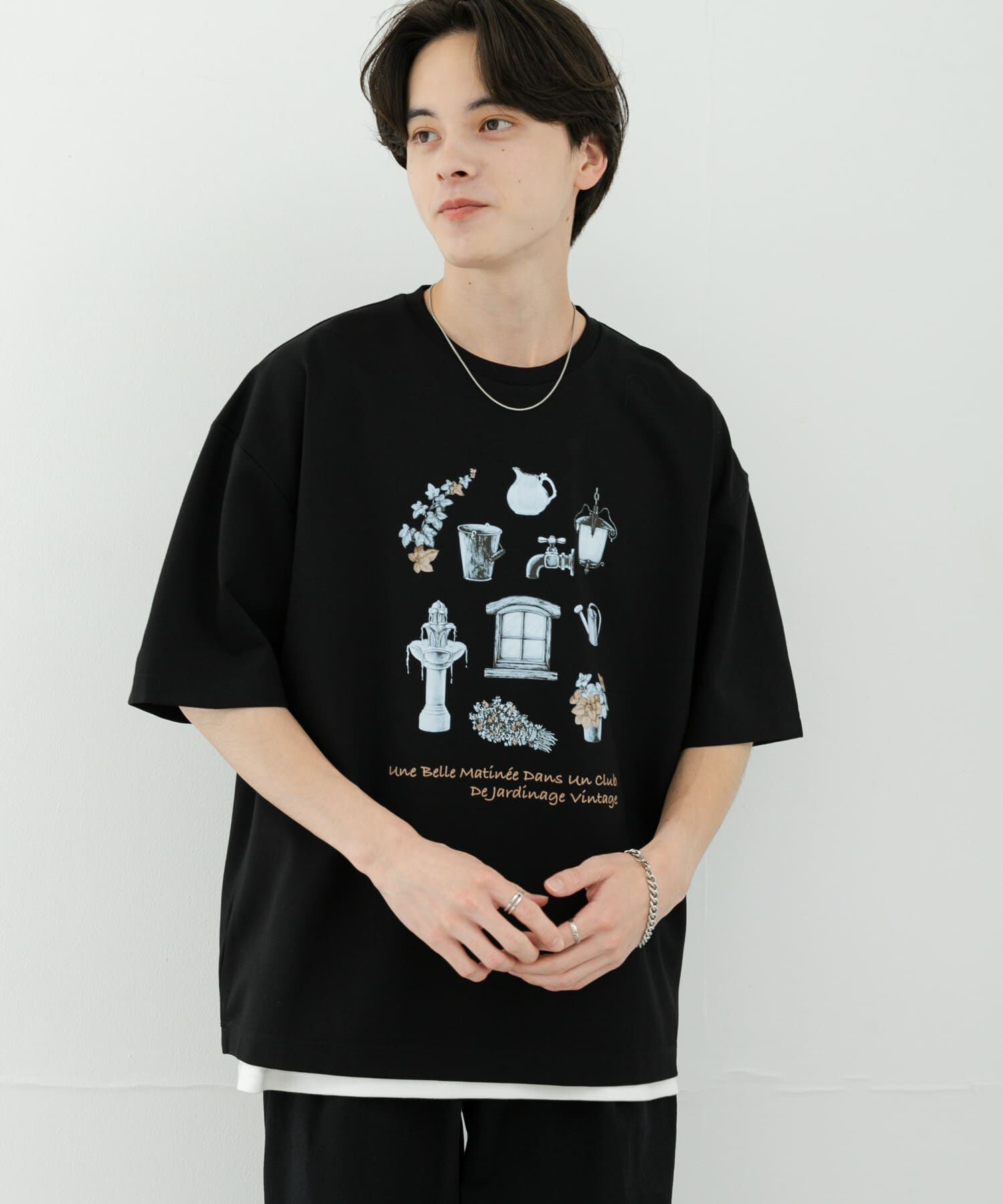 SENSE OF PLACE by URBAN RESEARCH「Garden graphic Short-Sleeve T-shirts」|Tシャツ・カットソー|
