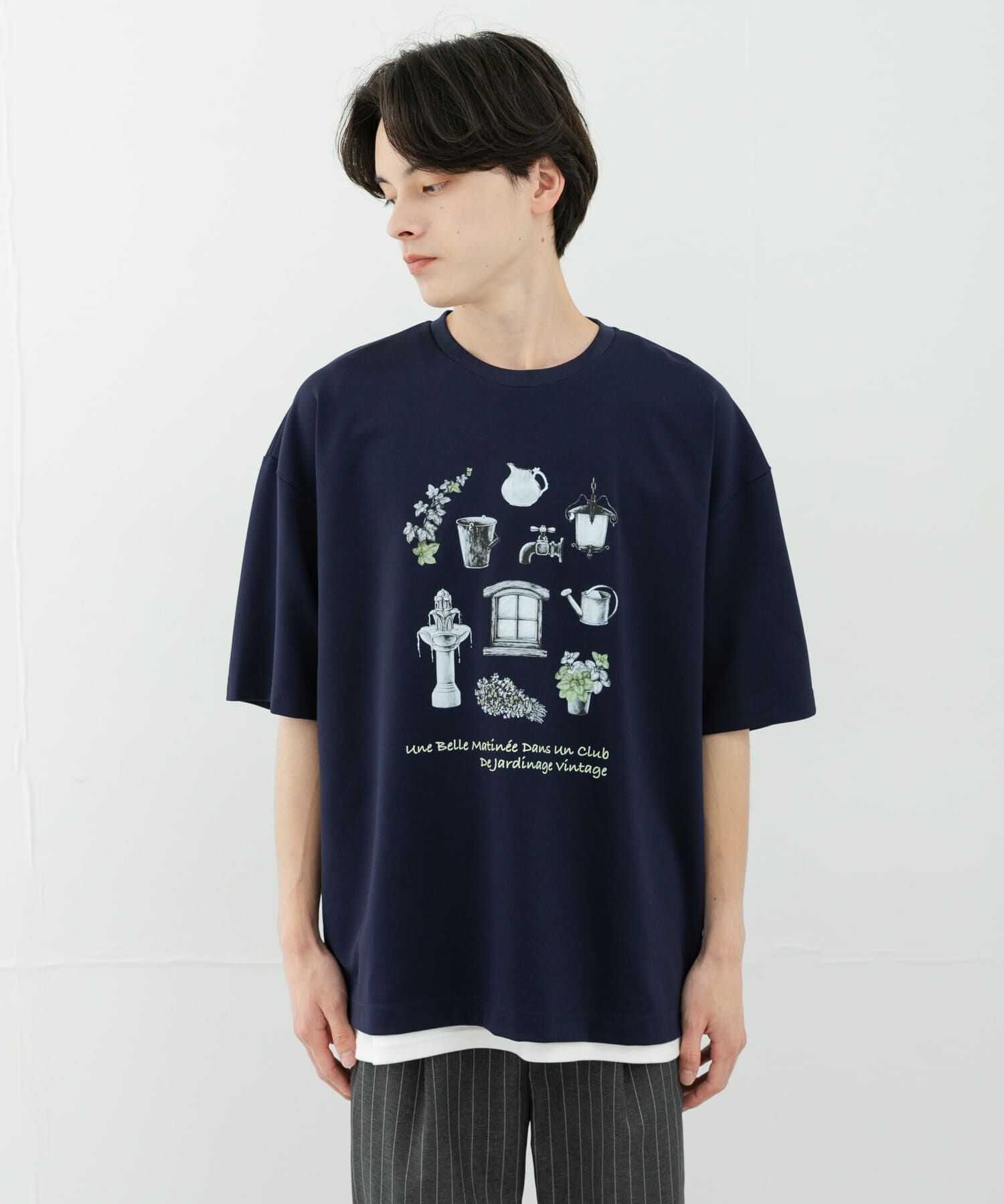SENSE OF PLACE by URBAN RESEARCH「Garden graphic Short-Sleeve T-shirts」|Tシャツ・カットソー|