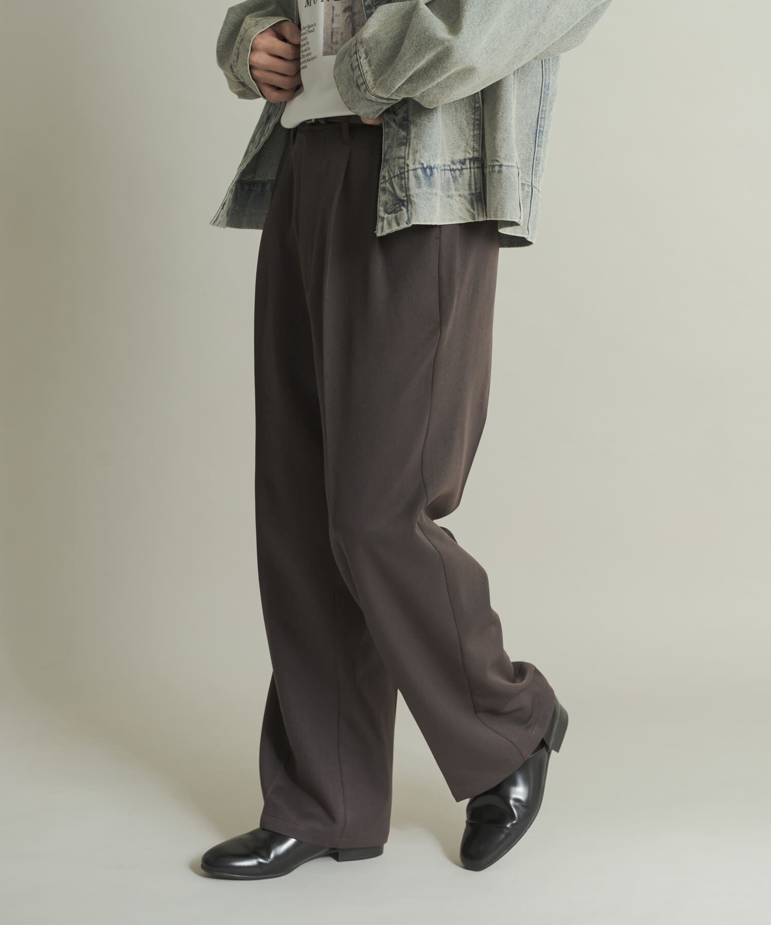 SENSE OF PLACE by URBAN RESEARCH「ウールライクダブルタックワイドパンツ」|その他|