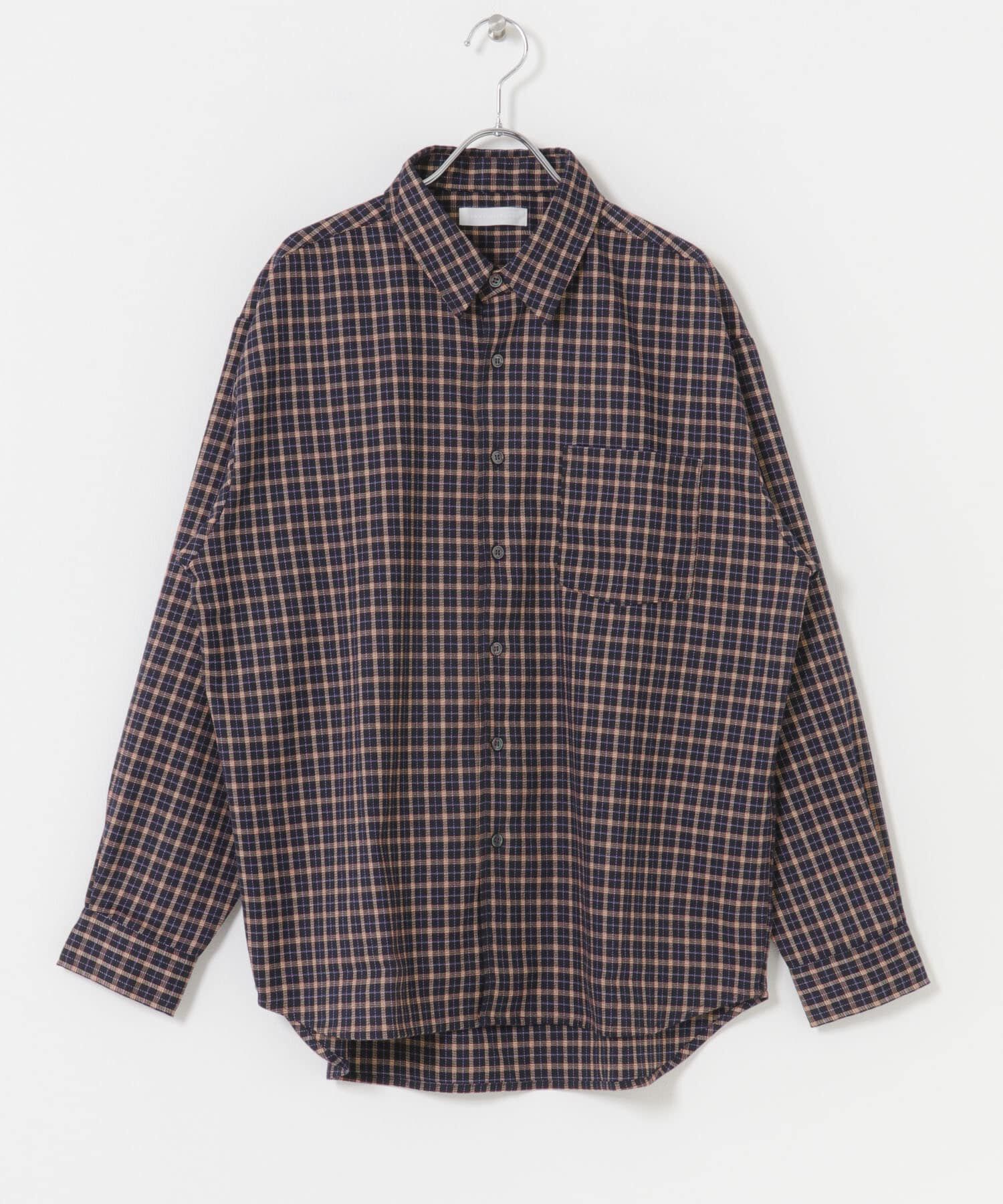 SENSE OF PLACE by URBAN RESEARCH「ニュアンスチェックロングスリーブネルシャツ」|シャツ・ブラウス|