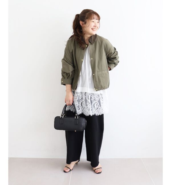  「グログラン配色ジャケット」|その他|