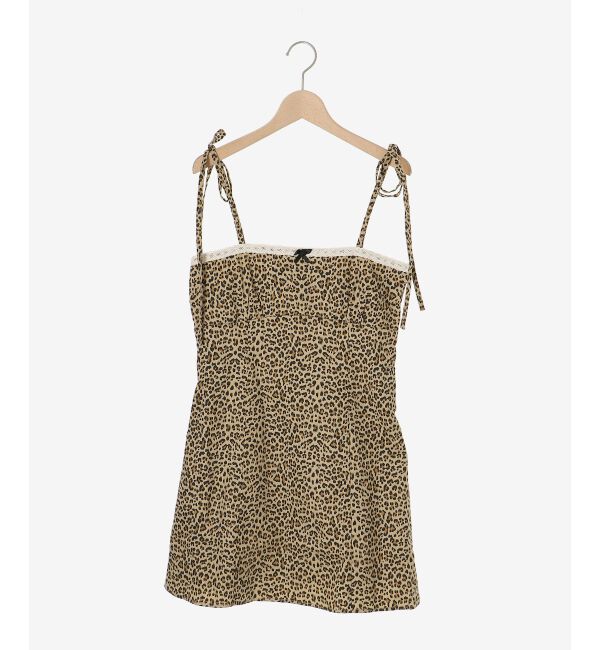 MAJESTICLEGON「ローズモチーフミニキャミワンピース」|ワンピース|