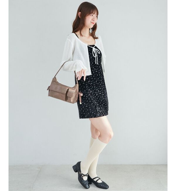 MAJESTICLEGON「カーデセットミニキャミワンピース」|ワンピース|