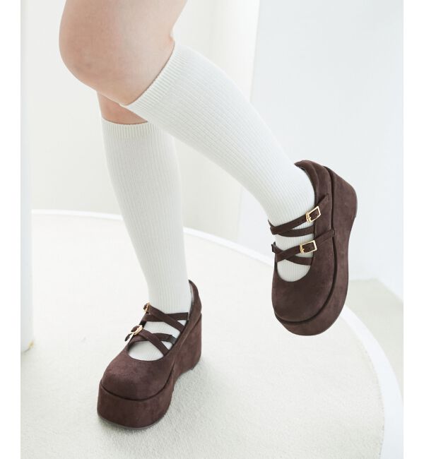  「ダブルクロス厚底シューズ」|その他|