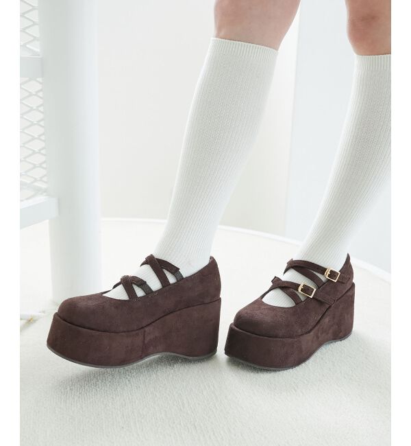  「ダブルクロス厚底シューズ」|その他|