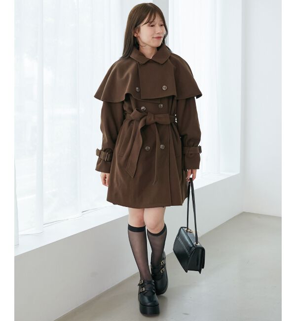  「ケープセットミディコート」|その他|