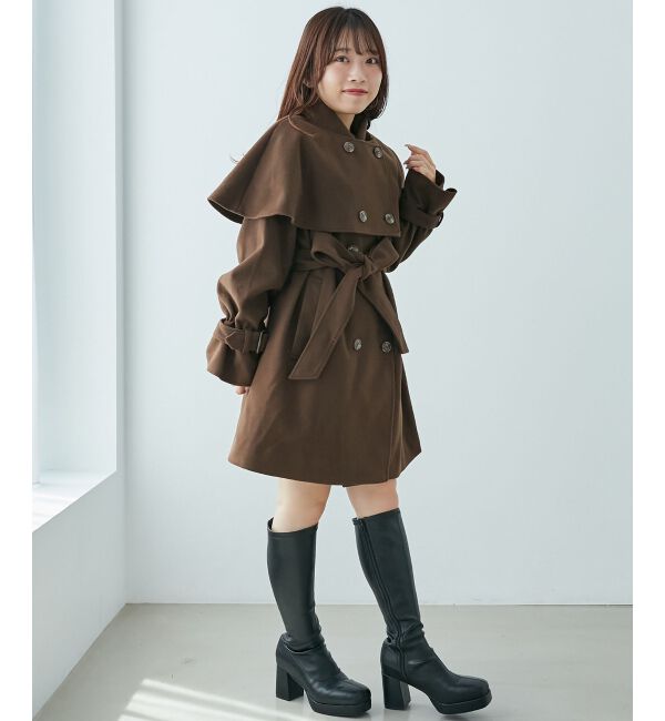 「ケープセットミディコート」|その他|