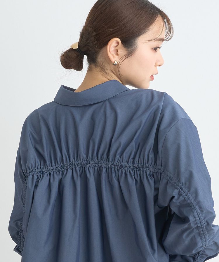 earth music&ecology「バックドロストオーバーシャツ」|シャツ・ブラウス|