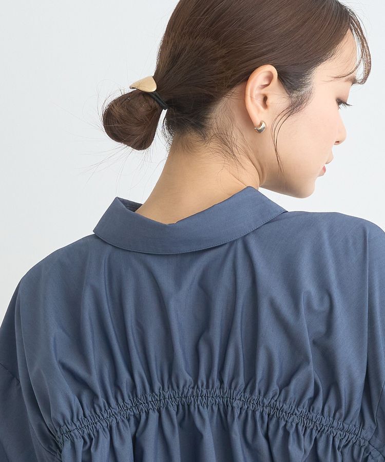 earth music&ecology「バックドロストオーバーシャツ」|シャツ・ブラウス|