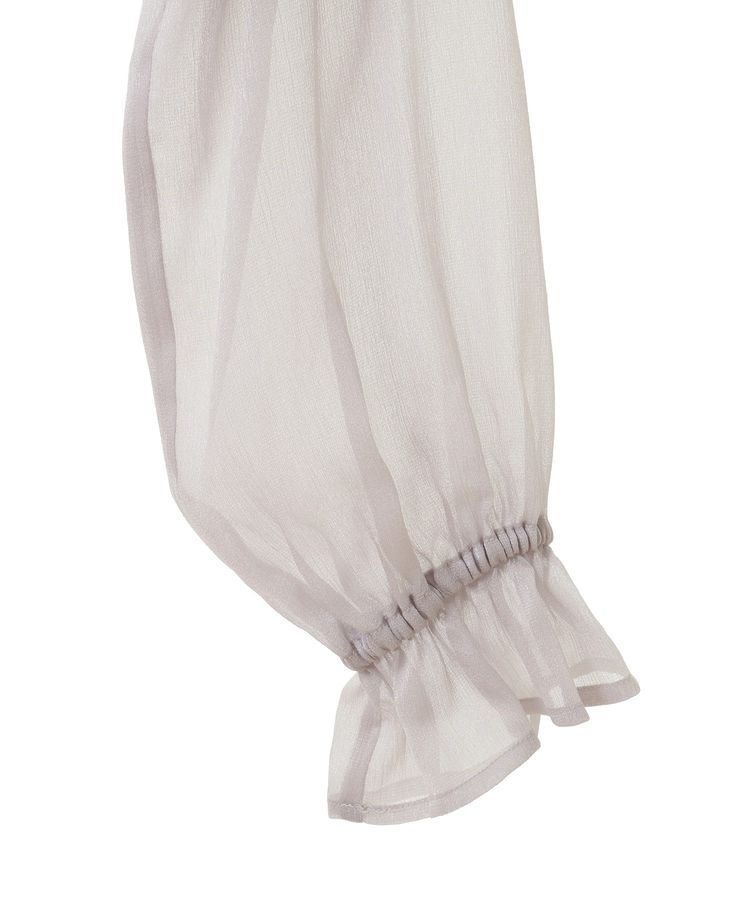 earth music&ecology「シアーラッフルショートボレロ」|シャツ・ブラウス|