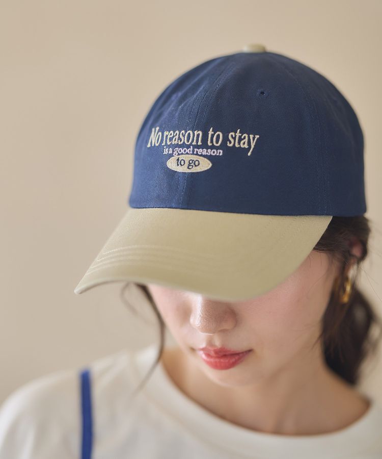 earth music&ecology「ロゴ刺繍配色ツイルキャップ」|その他|