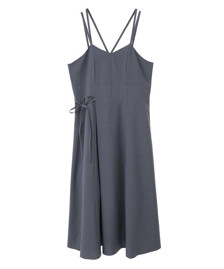 earth music&ecology「サイドリボンラップ風キャミワンピース」|ワンピース|