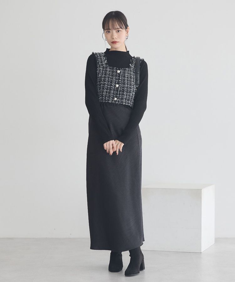 earth music&ecology「ハイネックリブニットプルオーバー」|ニット・セーター|