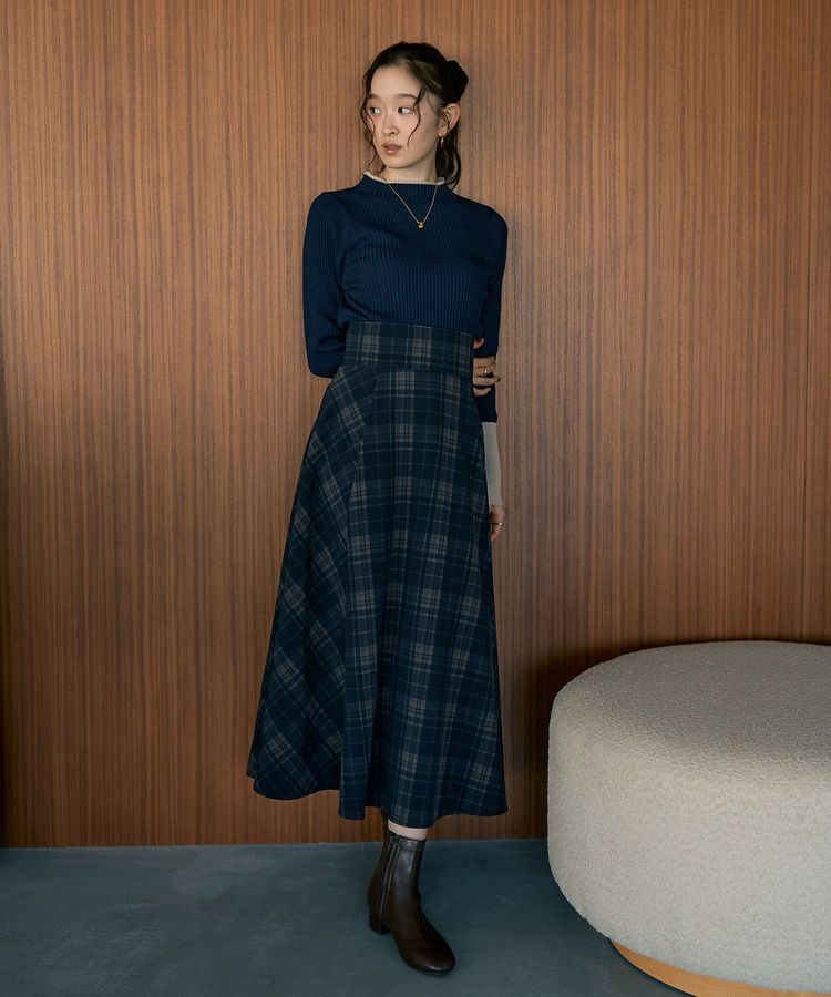 earth music&ecology「ハイネックリブニットプルオーバー」|ニット・セーター|