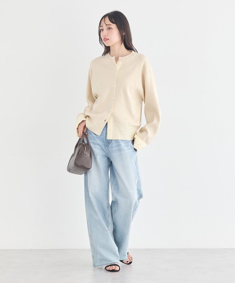 earth music&ecology「フェイクレイヤードカーディガン」|カーディガン|