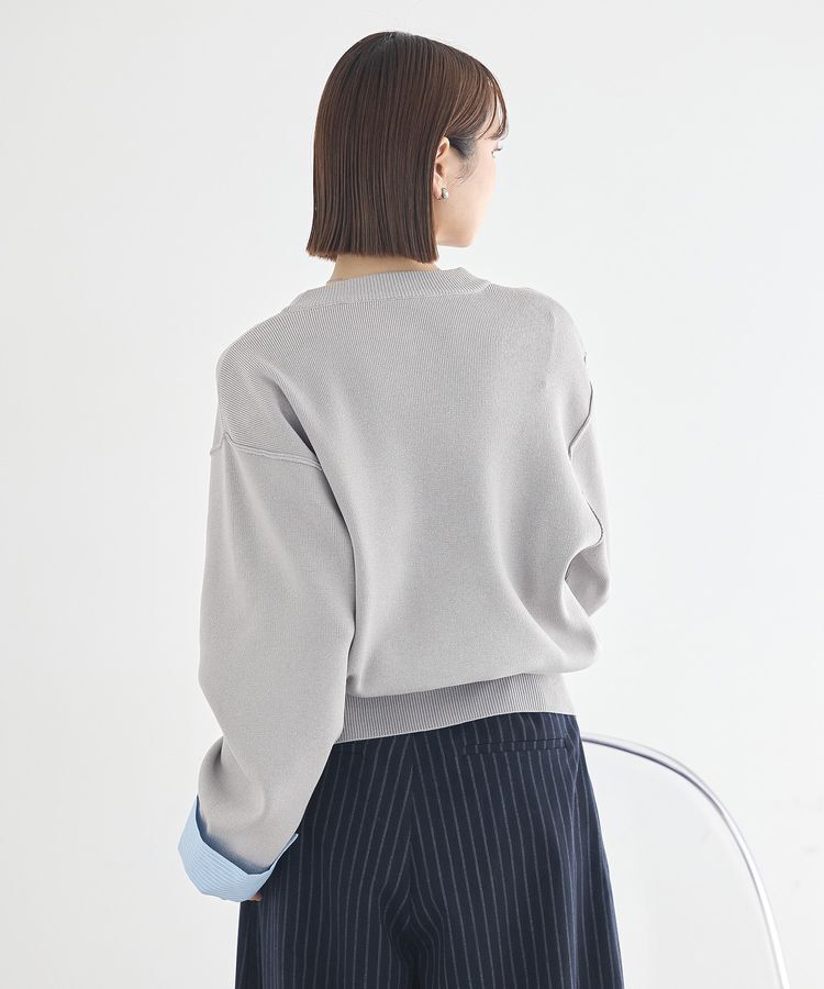 earth music&ecology「フェイクレイヤードカーディガン」|カーディガン|