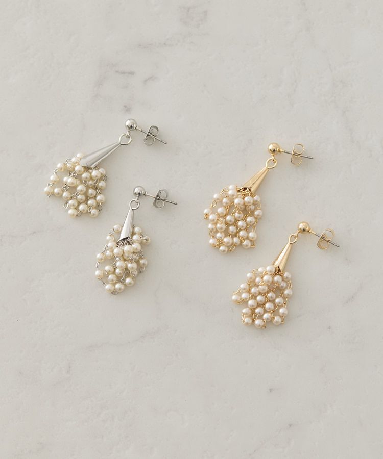 AMERICAN HOLIC「パールブーケピアス」|ピアス|