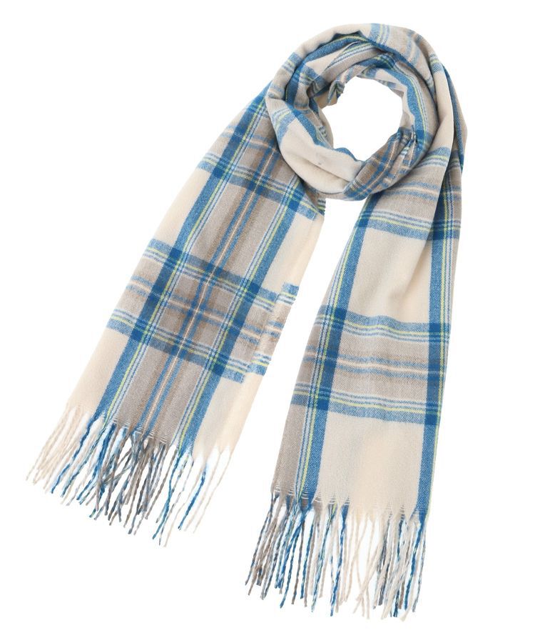 Green Parks「カシミヤライクチェックストール」|ストール|