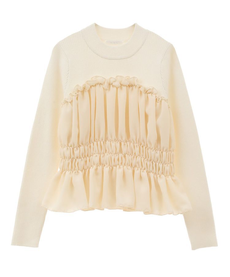 Green Parks「・swing by ビスチェレイヤーハイネックニット」|ニット・セーター|