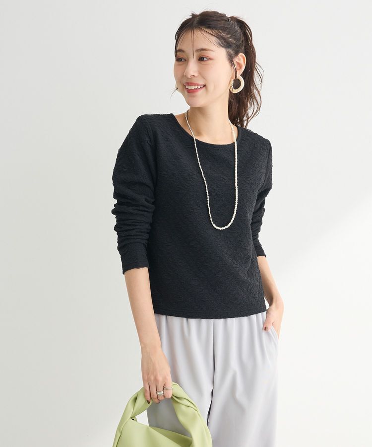 Green Parks「シアーポコポコプルオーバー」|Tシャツ・カットソー|