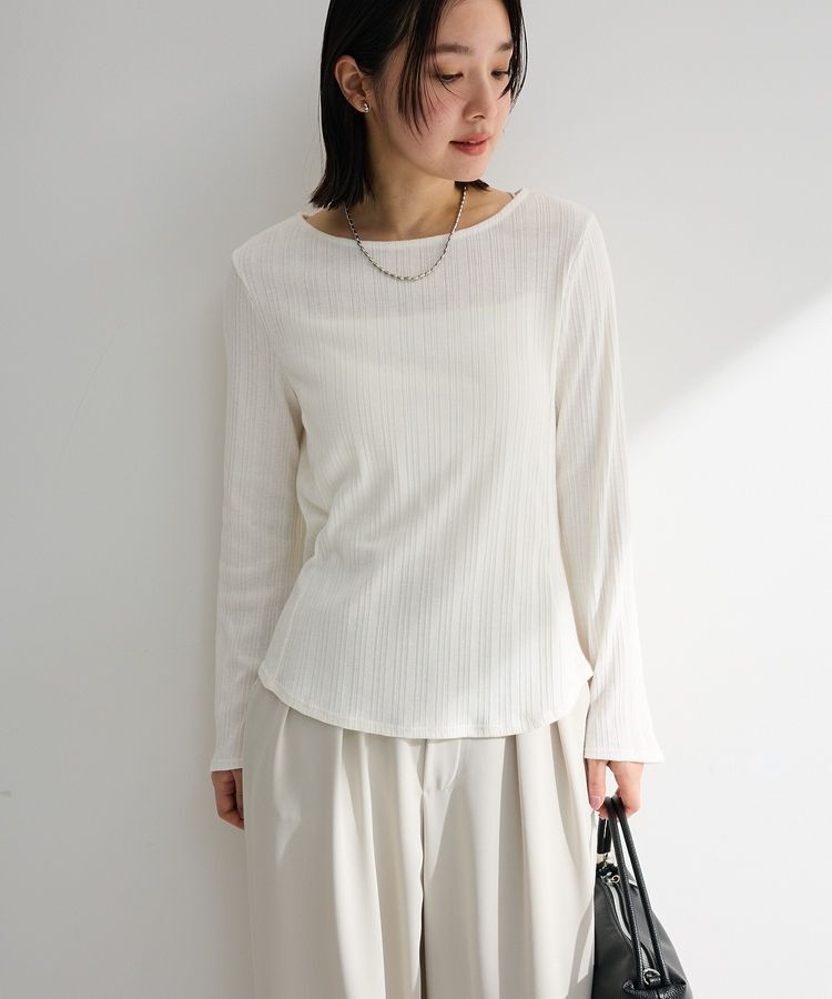 Green Parks「チェーンリブカットプルオーバー」|Tシャツ・カットソー|