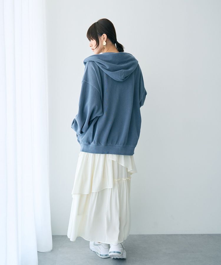 YECCA VECCA「アシンメトリーラッフルスカート」|フレア|