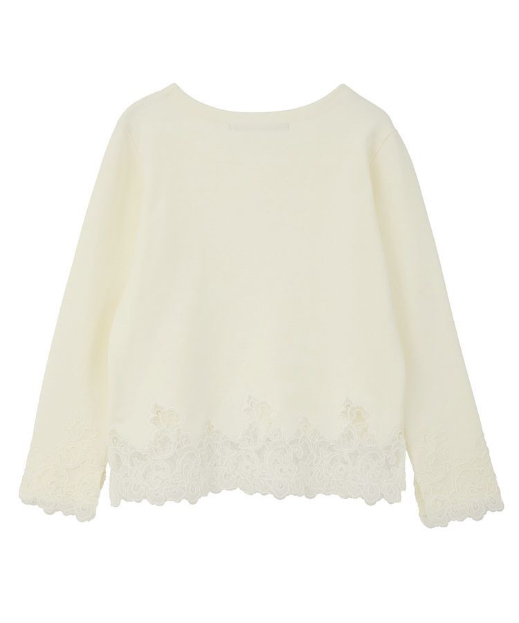 YECCA VECCA「レースヘムニット」|ニット・セーター|