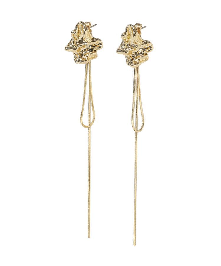 YECCA VECCA「ニュアンスメタルチェーンピアス」|ピアス|